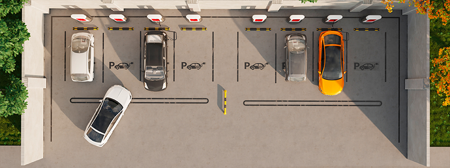 Medidas de un cajón de estacionamiento