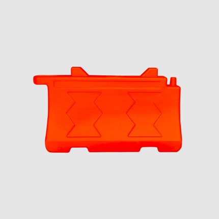 BARRERA VIAL NARANJA DE 100 X 85 X 52 CMS CON 2 FLECHAS REFLEJANTES