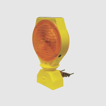 LAMPARA DE DESTELLO AMARILLA MEDIDAS DE 30 CMS DE ALTO X 17 CMS