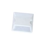 VIALETA UNA CARA, BLANCA – AMARILLA DE MEDIDA DE 9 X 10 X 2 CMS